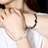 6 Pcs Yin Yang Tai Chi Bracelet Adjustable Matching Taiji Trigram Cord Bracelets