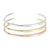 925 Silver Ladies Sparkling Bangle Bracelet Love