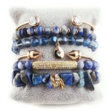 Boho Stack 6pc Beaded Bracelet Bangle Set for Women