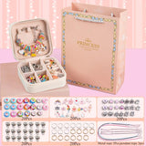 Kids DIY Bracelet Set with Storage Box, Charms, Beads - DIY Jewelry Making Kit