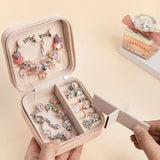 Kids DIY Bracelet Set with Storage Box, Charms, Beads - DIY Jewelry Making Kit
