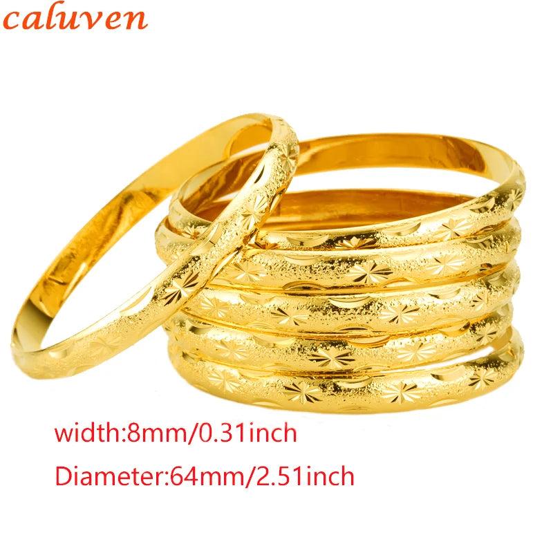 8MM African Middle East Bangles Bracelets Dubai Bangle Ethiopian Jewelry