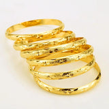 8MM African Middle East Bangles Bracelets Dubai Bangle Ethiopian Jewelry