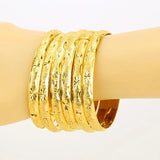 8MM African Middle East Bangles Bracelets Dubai Bangle Ethiopian Jewelry