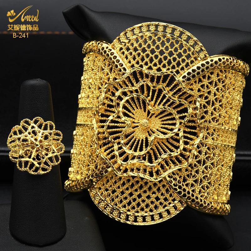 Ethiopian Bangles with Rings African Cuff Bracelet