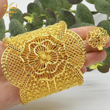 Ethiopian Bangles with Rings African Cuff Bracelet