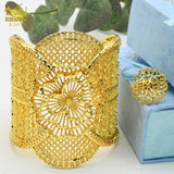 Ethiopian Bangles with Rings African Cuff Bracelet