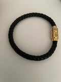 Magnetic Leather Bracelet for Men and Women
