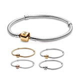925 Silver Snake Chain Bracelet for DIY Jewelry Gift