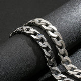 14mm High Stainless Steel Men's Bracelet O-chain