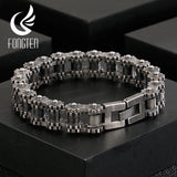 Gothic Gear Biker Chain Bracelet Retro Motorcycle Link Chain Bracelet