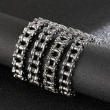 Gothic Gear Biker Chain Bracelet Retro Motorcycle Link Chain Bracelet