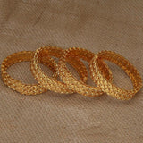 4pcs 24K Bangles Ethiopian Dubai Bangles for Women