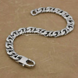 Stainless Steel Mens Biker Link Chain Bracelet 5A023