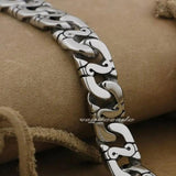 Stainless Steel Mens Biker Link Chain Bracelet 5A023