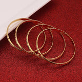 4pcs Punk Style Dubai Jewelry Bangles For Ethiopian Bangle & Bracelets