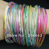 60pcs Enamel Frosted Bangles Bracelets Jewelry A-239