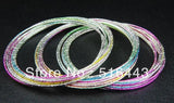 60pcs Enamel Frosted Bangles Bracelets Jewelry A-239