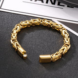 8mm Metal Bike Chain Stainless Steel Bracelet