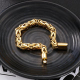 8mm Metal Bike Chain Stainless Steel Bracelet