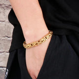 8mm Metal Bike Chain Stainless Steel Bracelet