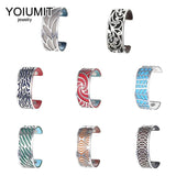 Cremo Argent Arm Cuff Bracelet Stainless Steel Leather