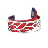 Cremo Argent Arm Cuff Bracelet Stainless Steel Leather