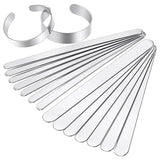 16 Pcs Stainless Steel Bangle Blanks - DIY Cuff Bracelet Blanks