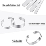 16 Pcs Stainless Steel Bangle Blanks - DIY Cuff Bracelet Blanks