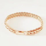 Men Bracelet Male Rose 585 Jewelry Hand Link Charm Wide Bangle Man Gift