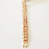 Men Bracelet Male Rose 585 Jewelry Hand Link Charm Wide Bangle Man Gift