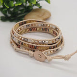 5 Times Wrap Beadwork Bracelet Jewelry Gift for Mom