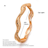 Ethnic Dubai Bangles Set with Bracelet Women Girl Bride Cuff Dubai Bangles