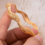 Ethnic Dubai Bangles Set with Bracelet Women Girl Bride Cuff Dubai Bangles