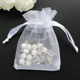 30 Pcs Baptism Acrylic Mini Rosaries with Organza Bags