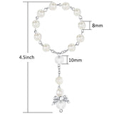 30 Pcs Baptism Acrylic Mini Rosaries with Organza Bags