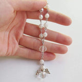 30 Pcs Baptism Acrylic Mini Rosaries with Organza Bags