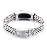 316L Stainless Steel Masonic ID Bracelet