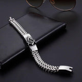 316L Stainless Steel Masonic ID Bracelet