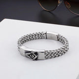 316L Stainless Steel Masonic ID Bracelet