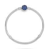 925 Silver Snake Bone Chain Bracelet Women