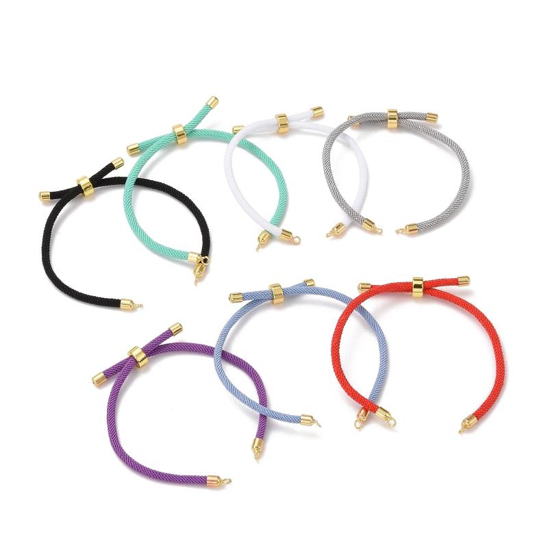 Kissitty 20 Pcs Brass Cord Chains for DIY Jewelry Making