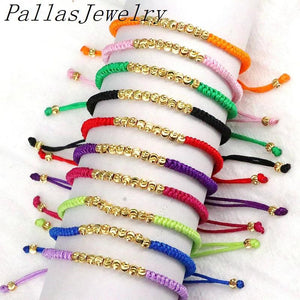 10Pcs Rainbow Cord Friendship Macrame Bracelets for Women