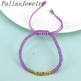 10Pcs Rainbow Cord Friendship Macrame Bracelets for Women