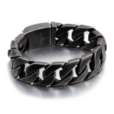 20mm Cuban Chain Bracelet Stainless Steel Chunky Tattoos Decoration