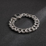 Vintage Gothic Style Male Bracelet Stainless Steel Clasp Charm