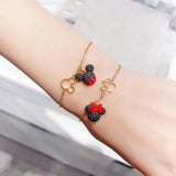 Mickey Minnie Style Women's Bracelet Jewelry Premium Gift
