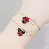 Mickey Minnie Style Women's Bracelet Jewelry Premium Gift