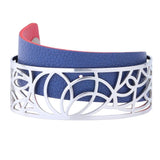 Luxury Stainless Steel Abstract Pattern Cuff Bangle
