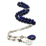 Lapis Lazuli Muslim Prayer Beads Bracelet Stone Misbaha Rosary